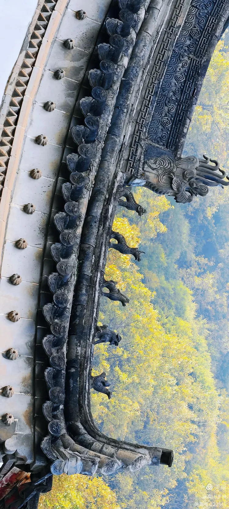 薄雾中的秋日,游终南山至相寺,百塔寺,杨庄水库